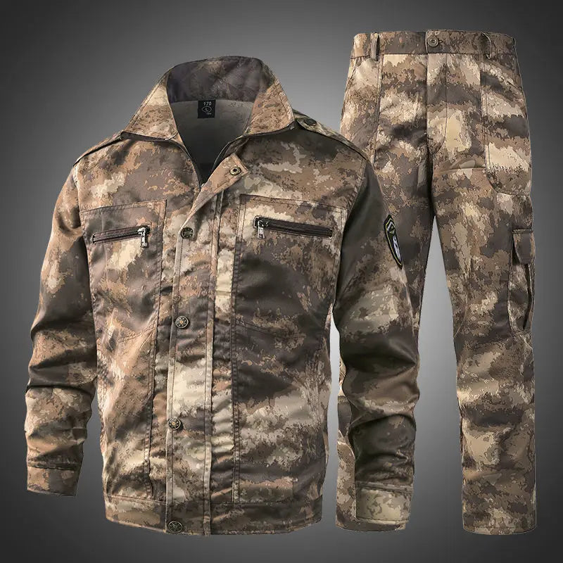 Mens Camouflage Suit by Military-Outdoors.com Ruins Coat Pants Suit