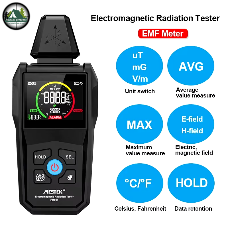 MESTEK Electromagnetic Field Meter for Radiation Testing Radiation