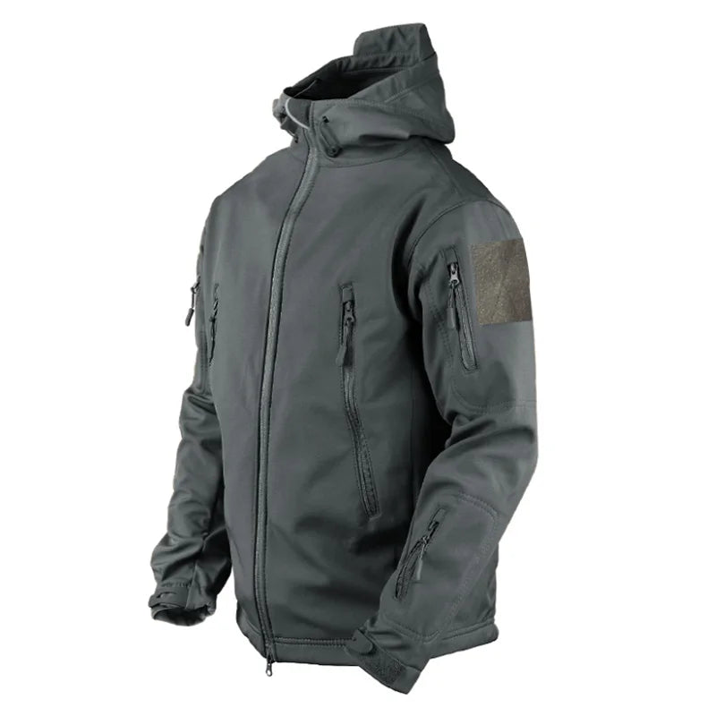 Military Combat Softshell Suit for Tactical Adventures Gray 77 Suit