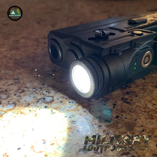 600 Lumens Tactical Flashlight for Pistols Rifles Light