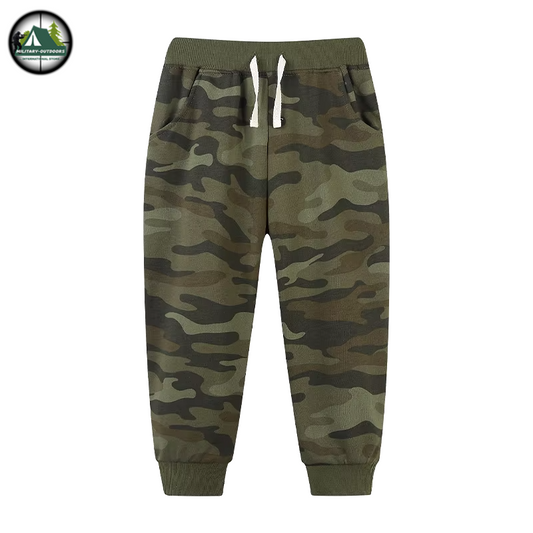 Military-Outdoors Boys Camouflage Sweatpants Durable Joggers T3069 CHINA Kids boys