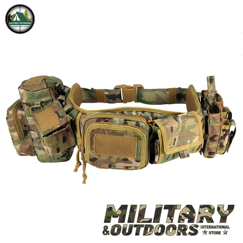 Camouflage Tactical Multi-Purpose Belt Tactical Belt