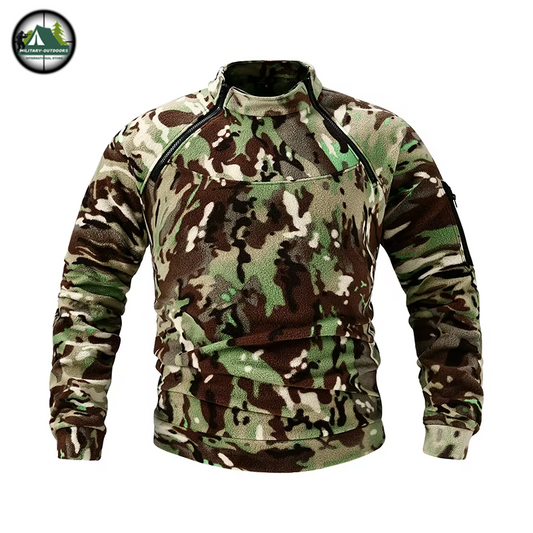 Military-Outdoors Tactical Windproof Sweater for Adventures camouflage Sweater