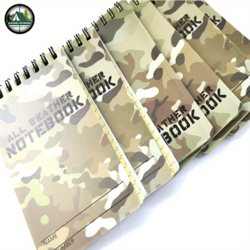 Military Style Notepad - All Weather Tactical Notebook Notepad