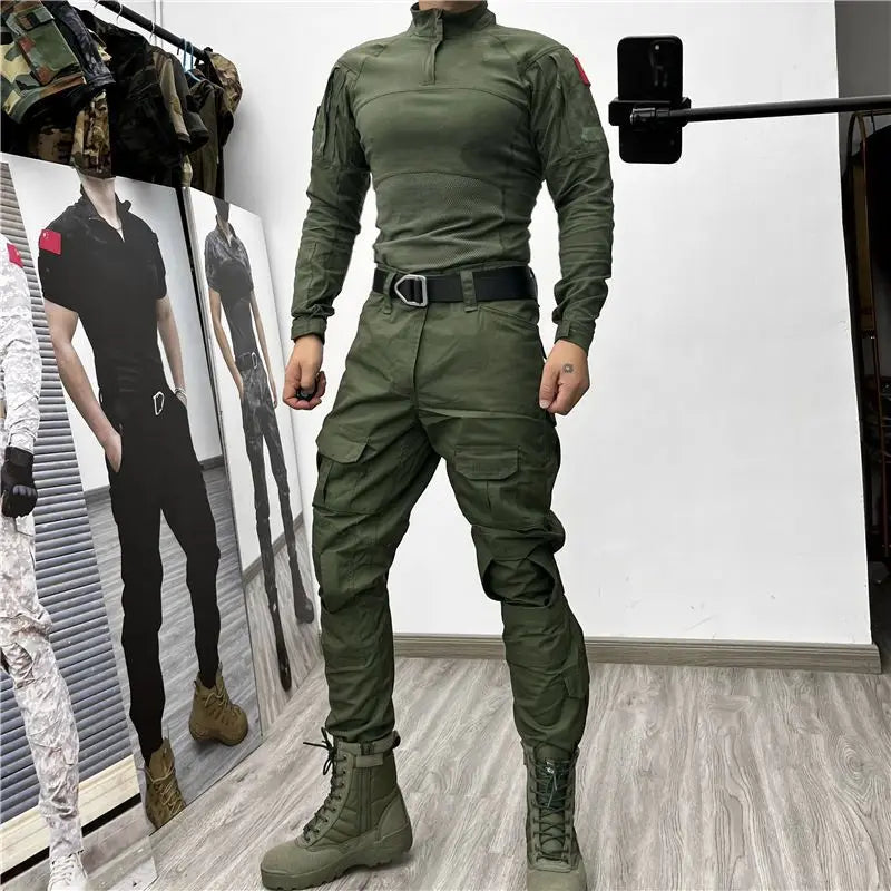 Tactical Military Uniform A5 by Military-Outdoors Green Suit