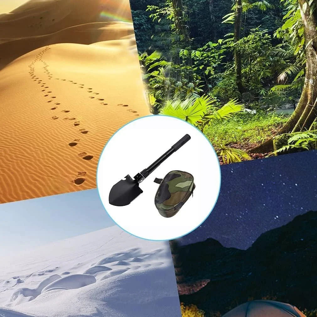 Multifunction Folding Shovel With Built-in Compass Shovel