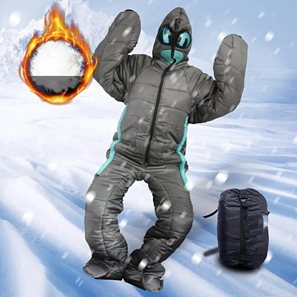 Winter Mummy Shape Sleeping Bag To -5 Degree Celsius Sleeping Bag