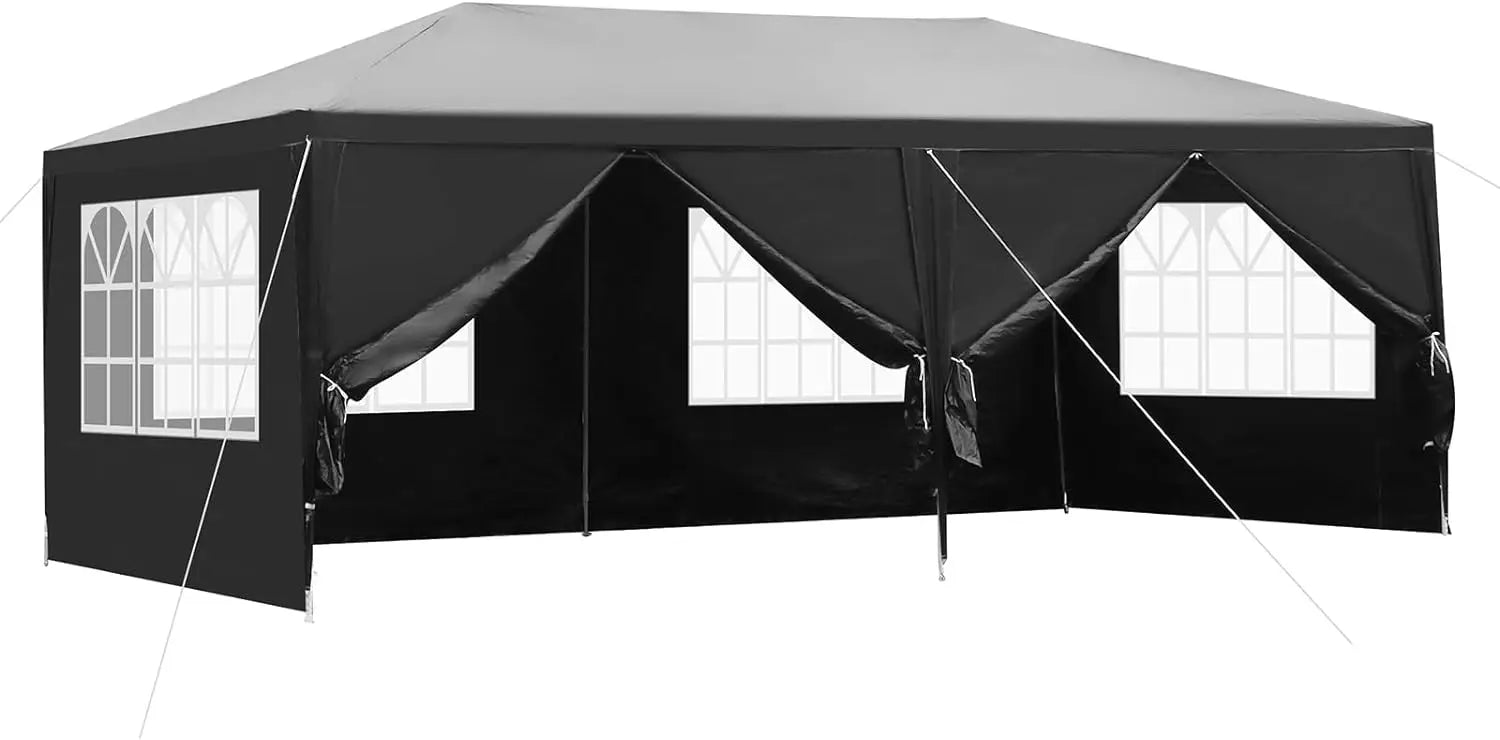 Outdoor Canteen Tent with Removable Sidewalls United States black Tent