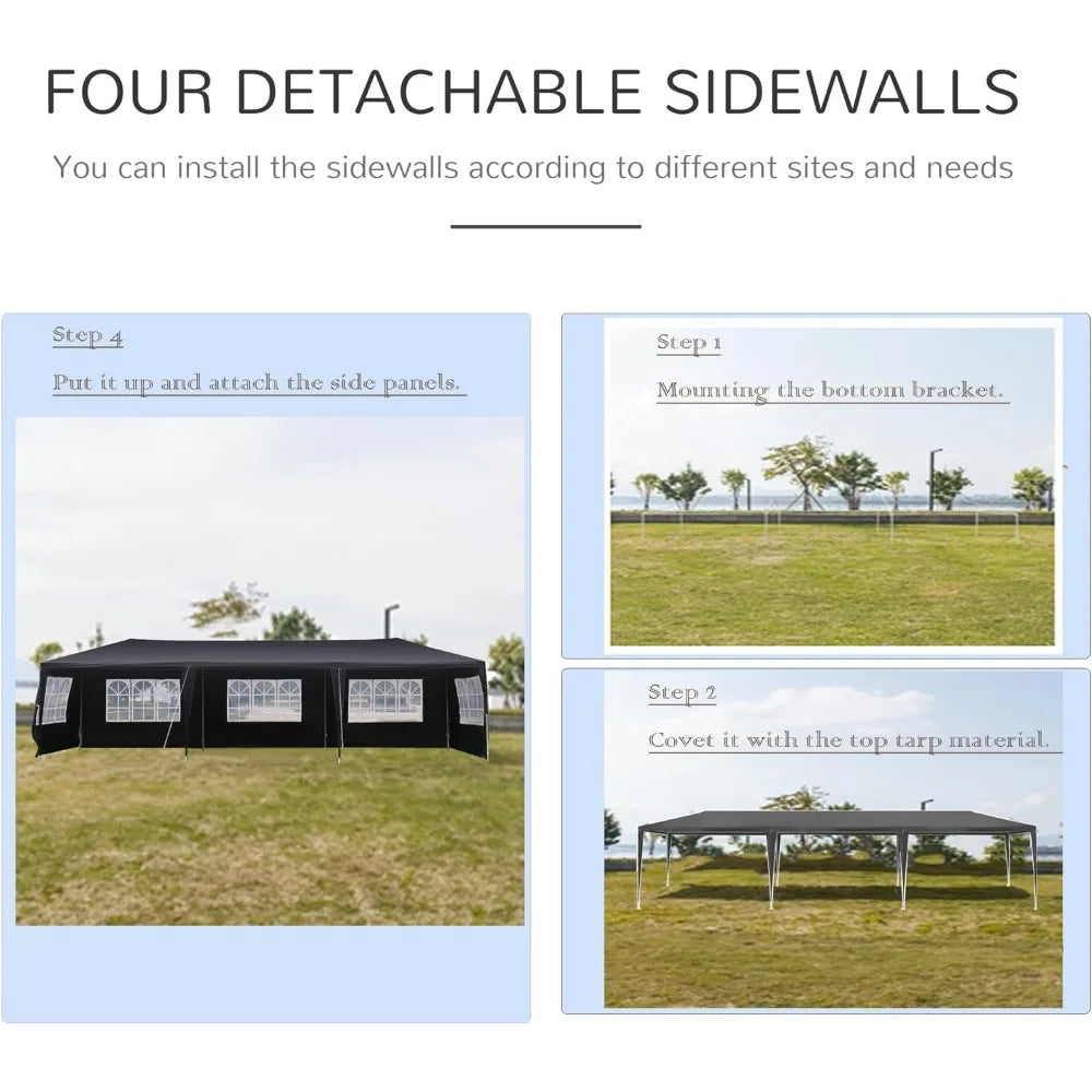 Outdoor Canteen Tent with Removable Sidewalls Tent