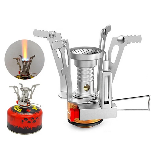 Portable Mini Gas Cooker for Outdoor Camping Adventures Camping