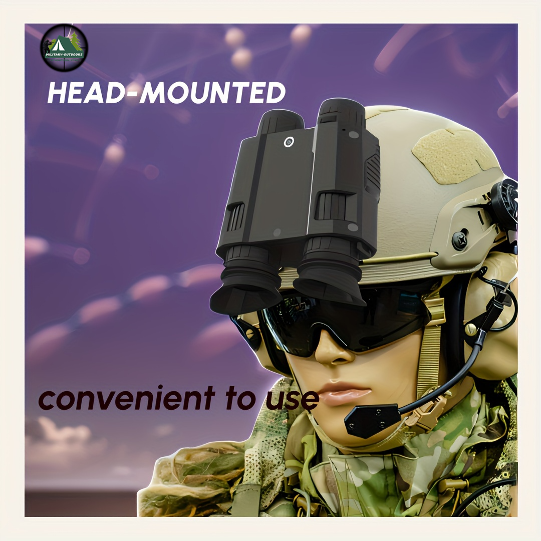 HD Night Vision Binoculars With Head Strap for Adventurers Night Vision