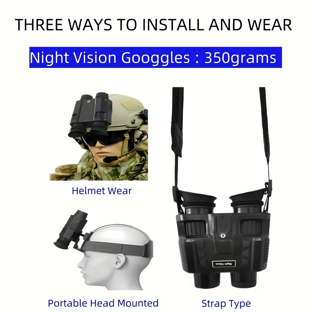 HD Night Vision Binoculars With Head Strap for Adventurers Night Vision