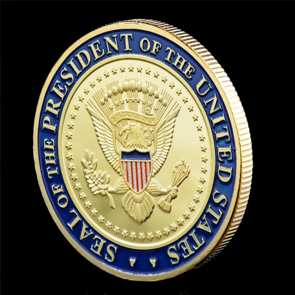 USA Secret Service Gold Plated Coin Coin