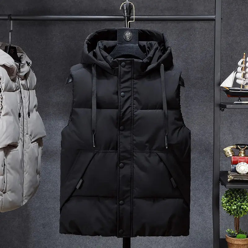 Sleeveless Military Jacket - Durable Tactical Vest balck Jacket