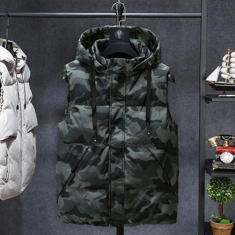 Sleeveless Military Jacket - Durable Tactical Vest green Jacket