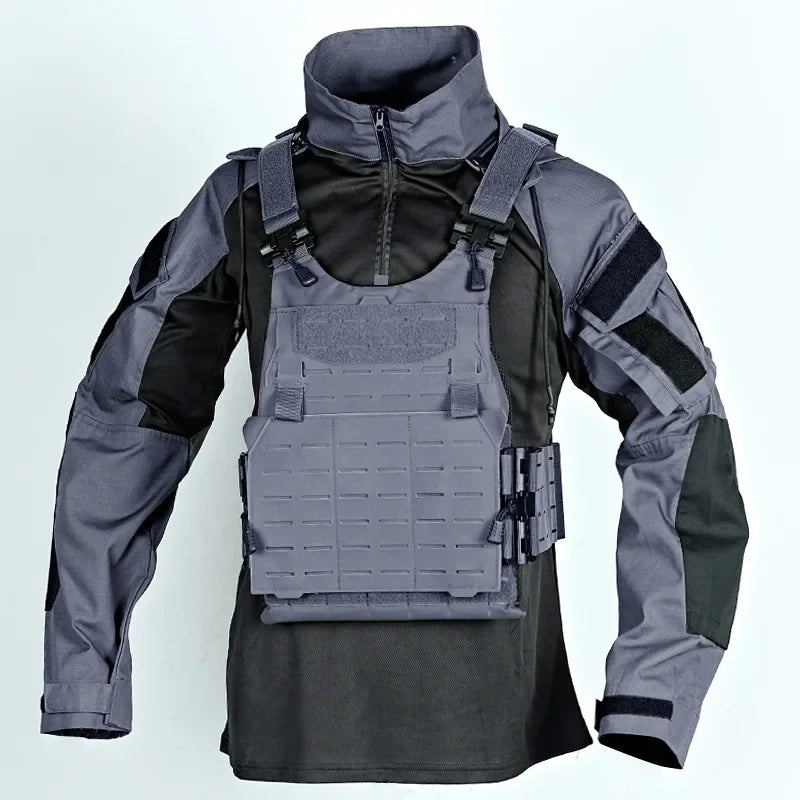 Military-Outdoors Tactical Long Sleeve Shirts for Men gray Tactical T-Shirt