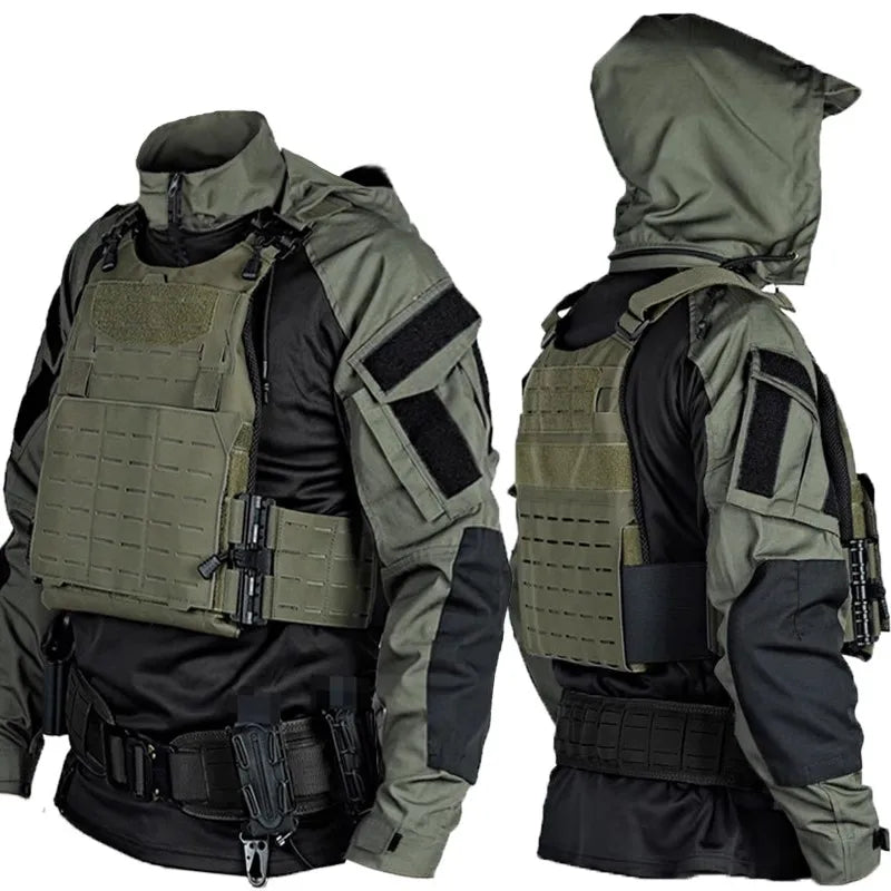 Military-Outdoors Tactical Long Sleeve Shirts for Men Tactical T-Shirt