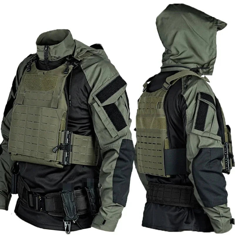Military-Outdoors Tactical Long Sleeve Shirts for Men Tactical T-Shirt