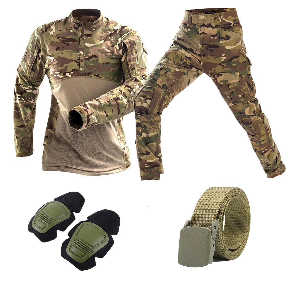 Tactical Military Uniform A5 by Military-Outdoors CP belt pad Suit