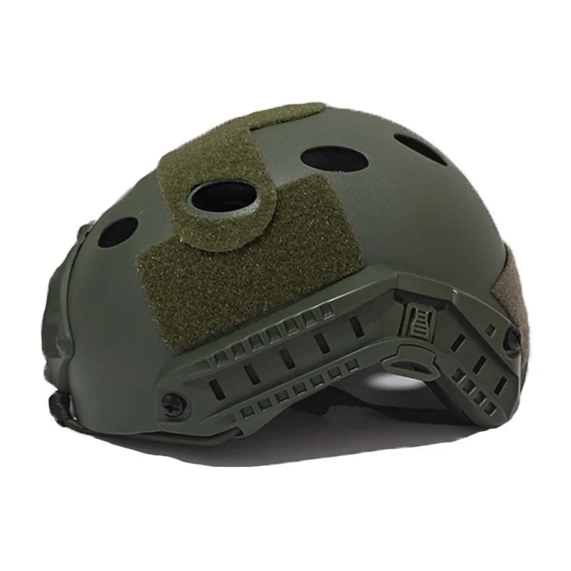 Wargame Tactical Protective Helmet for Safety With Hole Armygreen Helmet