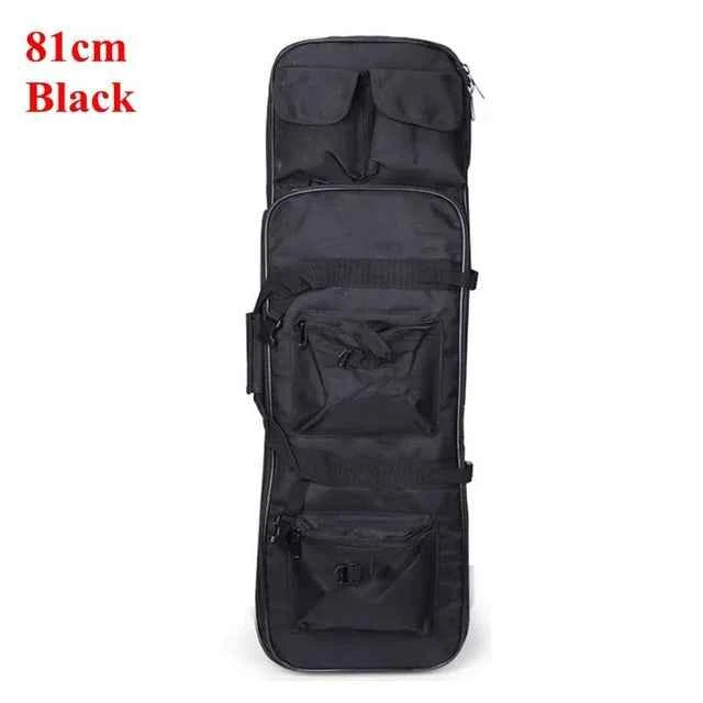 Military-Outdoors Tactical Rifle Case Bag - Durable & Versatile Black 81CM Bags