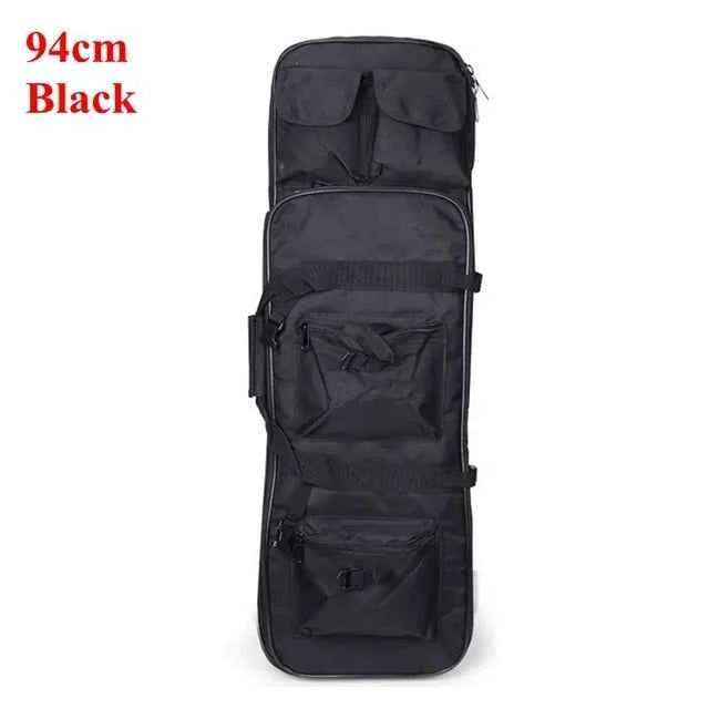 Military-Outdoors Tactical Rifle Case Bag - Durable & Versatile Black 94CM Bags