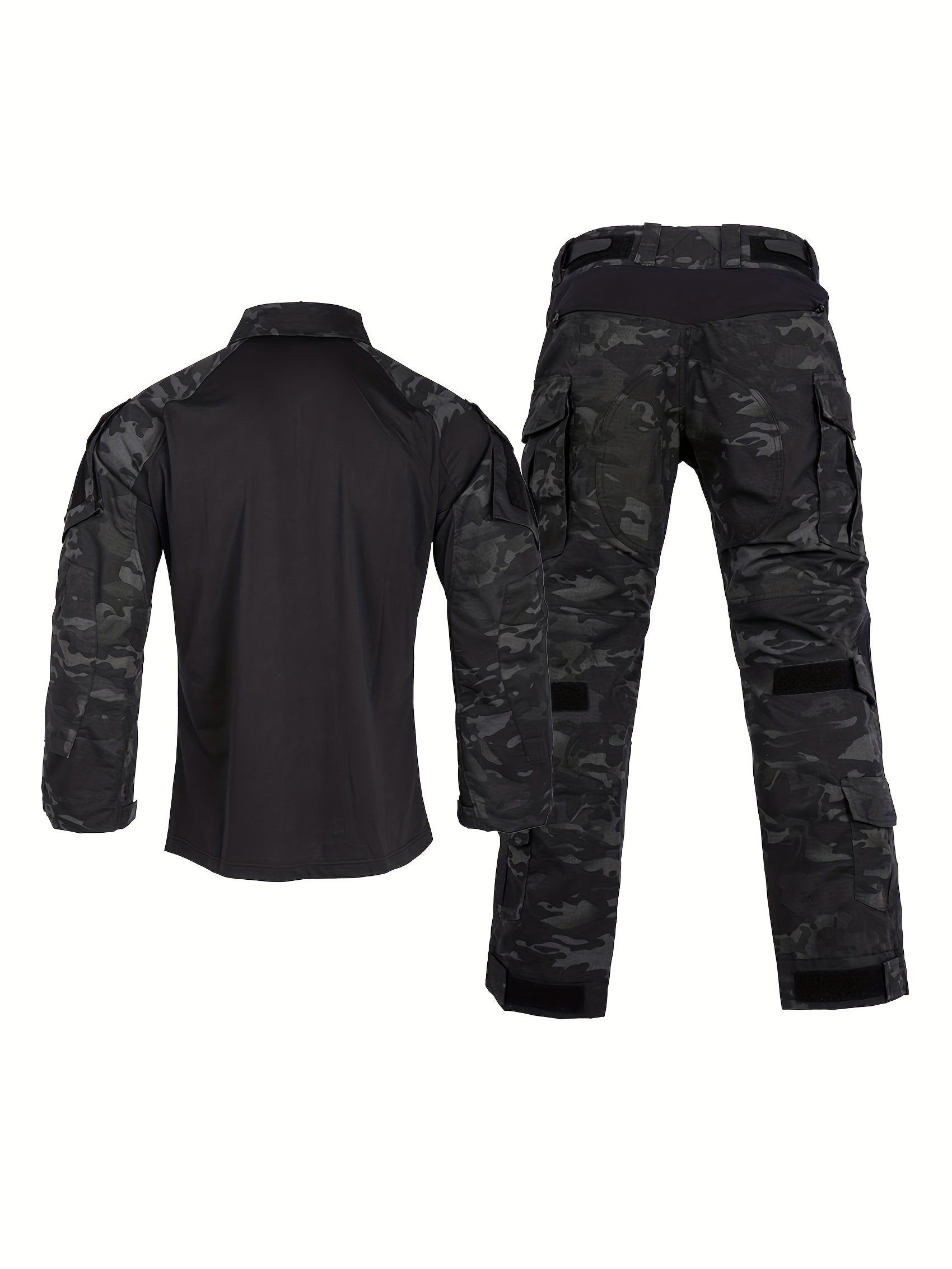 Military-Outdoors Tactical Suit with Knee Pads Suit