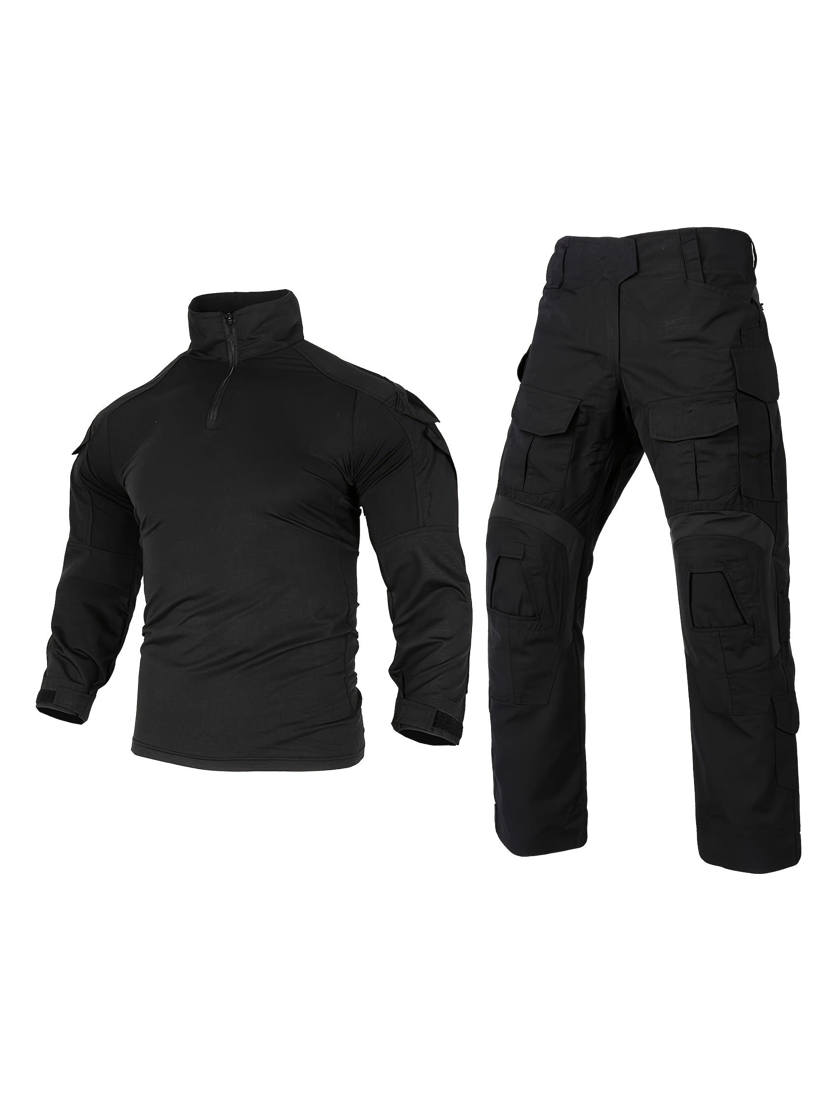Military-Outdoors Tactical Suit with Knee Pads Suit