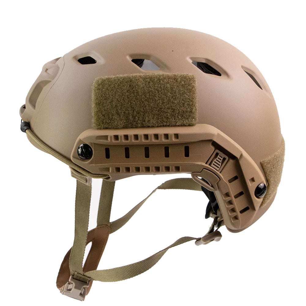 Military-Outdoors Thickened Outdoor Helmet for Adventures FBJ MD Square hole Helmet