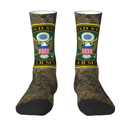 US Army Crew Socks - Durable Military Outdoor Wear 1 Crew Socks Socks