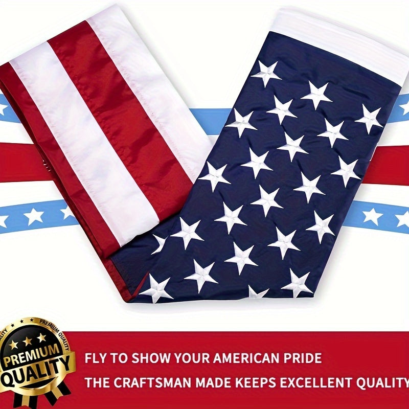 USA Outdoor Flag 3x5 Ft - Premium Quality Fabric Flag
