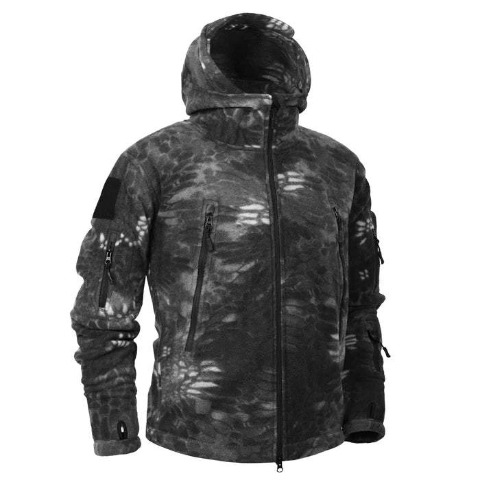 Military Fleece Warm Camouflage Mens Hoodie TYP Jacket