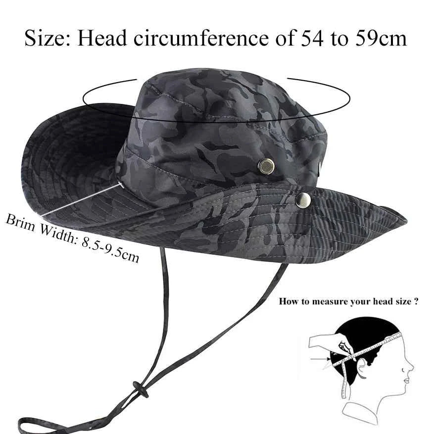 Camouflage Military Hat - Durable Outdoor Gear Hat