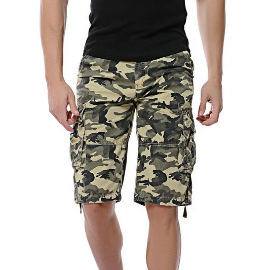 Outdoor Military Shorts - Camo Cargo Design Pants Short
