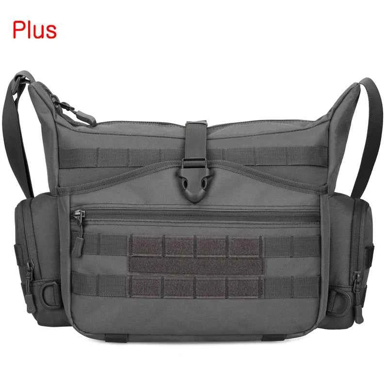 Military-Outdoors Tactical Sling Bag for Outdoor Adventure Plus Grey Bags