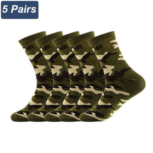 5 Pairs Comfortable Warm Thickened Cotton Socks Socks