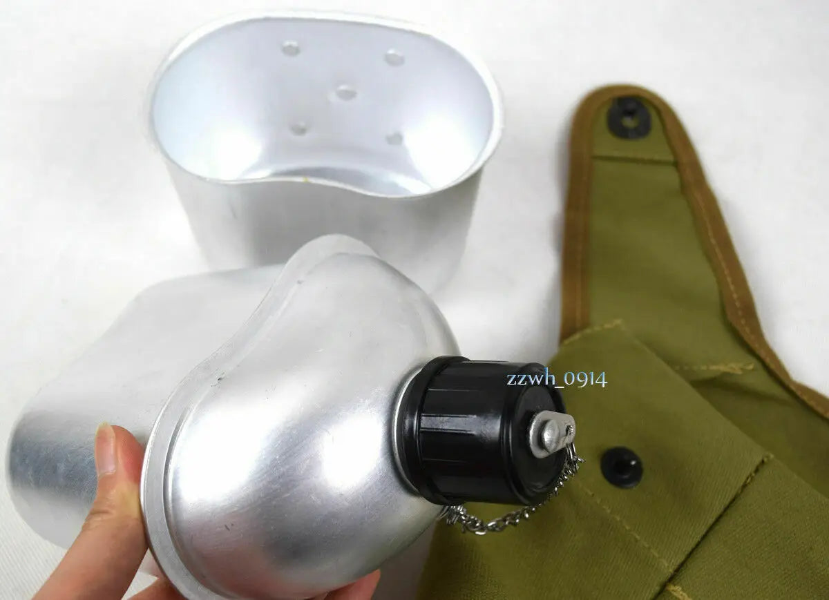 WWII US 1944 Marine Canteen Kettle Replica